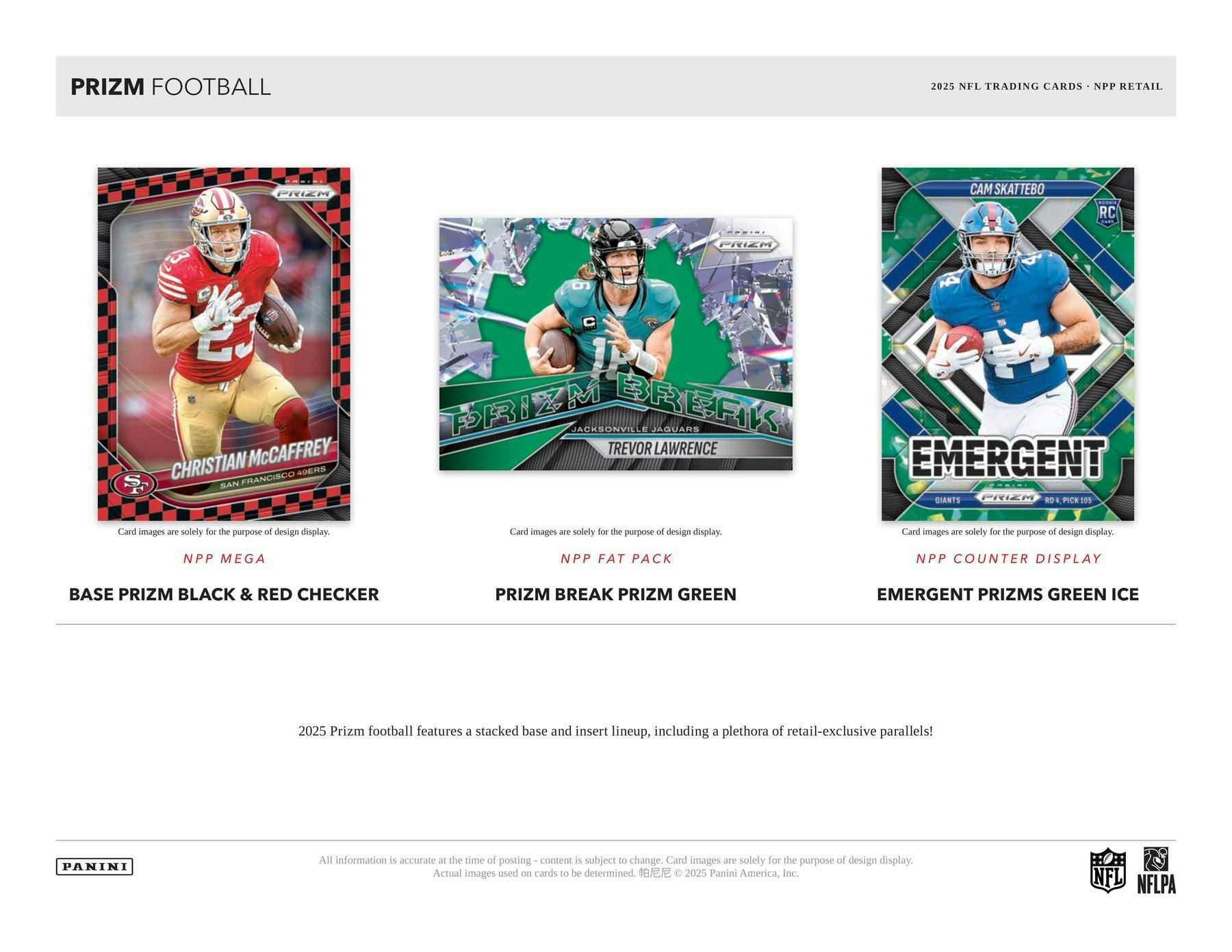 2025 Panini Prizm Football Blaster Box (Lazer Prizms!) - Image 5