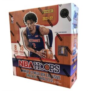 2021/22 Panini NBA Hoops Basketball Mega Box (Green Ice Parallels!)
