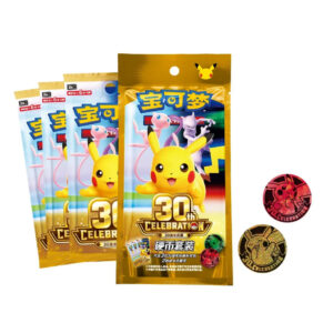 Simplified Chinese Pokemon 30th Anniversary Celebration Badge Set