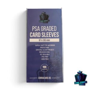 King Cobra Cards PSA Graded Card Sleeves (100 Pack)